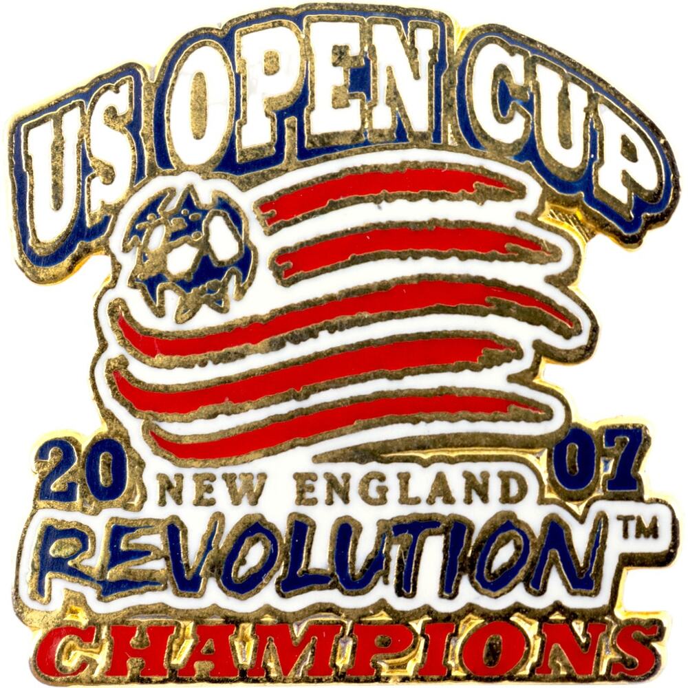 New England Revolution 2007 US Open Cup Champions Pin *NEW*